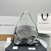 Givenchy Voyou Bag in Leather Silver - 6