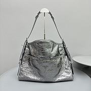 Givenchy Voyou Bag in Leather Silver - 4