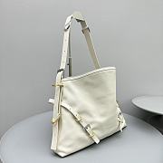 Givenchy Voyou Bag in Leather White - 6