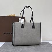 Burberry Freya Tote Bag Grey 33.12.526CM - 3