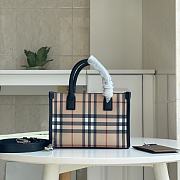 Burberry Tote Bag Black 20.61.4cm - 4