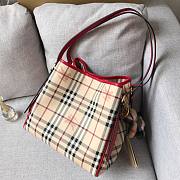 Burberry Tote Bag Red 27.17.26CM - 6