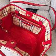 Burberry Tote Bag Red 27.17.26CM - 3