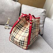Burberry Tote Bag Red 27.17.26CM - 2