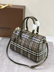 Burberry Tote Dark Green Bag 30.15.21CM - 3