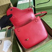 GG Equestrian Inspired Shoulder Bag Red SIZE 21x20x7CMS - 4