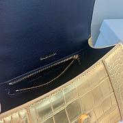 Balenciaga Hourglass Crocodile Gold SIZE 23X15X10CM - 2