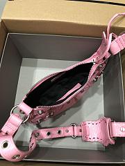 Balenciaga LE Cagole XS Shoulder Bag Pink 26x16x6.5cm - 3