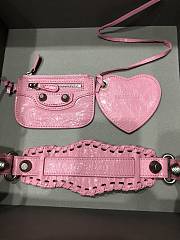 Balenciaga LE Cagole XS Shoulder Bag Pink 33X16X8.4cm - 3
