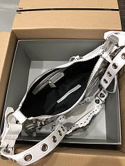 Balenciaga LE Cagole XS Shoulder Bag White 33X16X8.4cm - 4