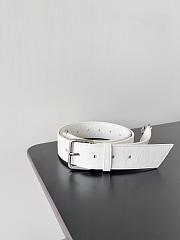 Balenciaga Soft Flap Bag In White SIZE 23.5X24.8X3CM - 5