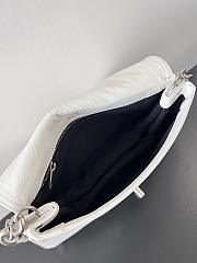 Balenciaga Soft Flap Bag In White SIZE 23.5X24.8X3CM - 2