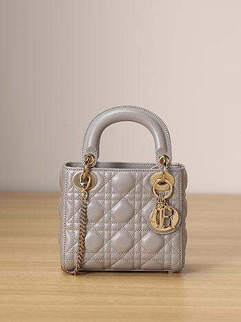Dior Lady Bag Coffee Size17x15x7cm