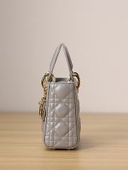 Dior Lady Bag Coffee Size17x15x7cm - 4