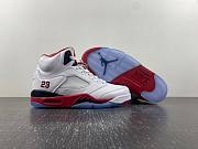 Air Jordan 5 Retro Fire Red Black Tongue 136027-120 - 4