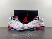 Air Jordan 5 Retro Fire Red Black Tongue 136027-120 - 3