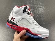 Air Jordan 5 Retro Fire Red Black Tongue 136027-120 - 2