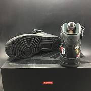 Nike Air Force 1 Mid Supreme NBA Black AQ8017-100 - 3