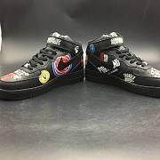 Nike Air Force 1 Mid Supreme NBA Black AQ8017-100 - 2