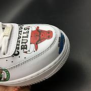 Nike Air Force 1 Mid Supreme NBA White AQ8017-100 - 3