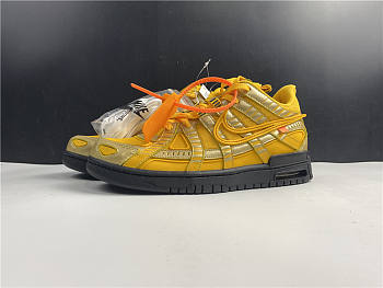Nike Air Rubber Dunk Off-White University Gold (PS) CU6015-100
