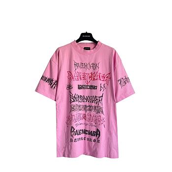 Balenciaga Logos Oversize T-Shirt No1