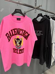 Balenciaga Logos Oversize T-Shirt No3 - 5