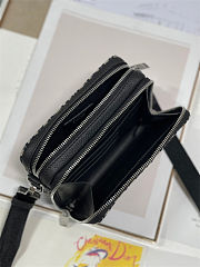 Dior Bag Pouch with Strap Beige and Black 17cm - 3