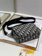 Dior Bag Pouch with Strap Beige and Black 17cm - 6