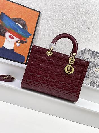 Dior Handbag Cherry Size 32x12x24cm