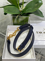 Dior Saddle Bag Blue Dior Oblique Jacquard 25.5cm - 2
