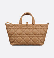 Medium Dior Toujours Bag Medium Tan Macrocannage Calfskin size 28 cm - 4