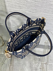 Dior Hat Basket Bag Blue and Gold Dior Hat Basket Bag Blue and Gold - 5