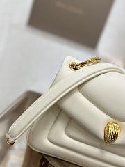 BVLGARI REVERSE MICRO TOP HANDLE BAG CREAM 22.5X15X7CM - 6
