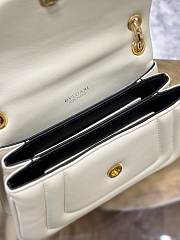 BVLGARI REVERSE MICRO TOP HANDLE BAG CREAM 22.5X15X7CM - 2