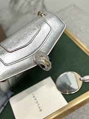 BVLGARI SERPENTI FOREVER TOP HANDEL SILVER 20X16X9CM - 2