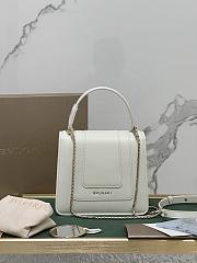 BVLGARI SERPENTI FOREVER TOP HANDEL WHITE 18X16X9CM - 2