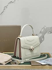BVLGARI SERPENTI FOREVER TOP HANDEL WHITE 18X16X9CM - 6
