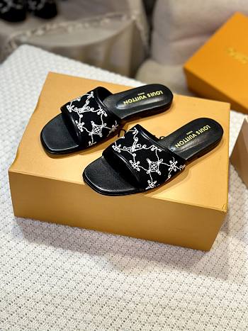 Louis Vuitton Neo Revival Flat Mule Black 1ACSEQ