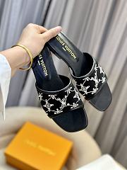 Louis Vuitton Neo Revival Flat Mule Black 1ACSEQ - 5