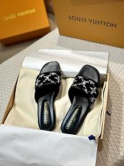 Louis Vuitton Neo Revival Flat Mule Black 1ACSEQ - 2