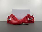 Nike Air Force 1 Low Off-White Red AO4297-600 - 6