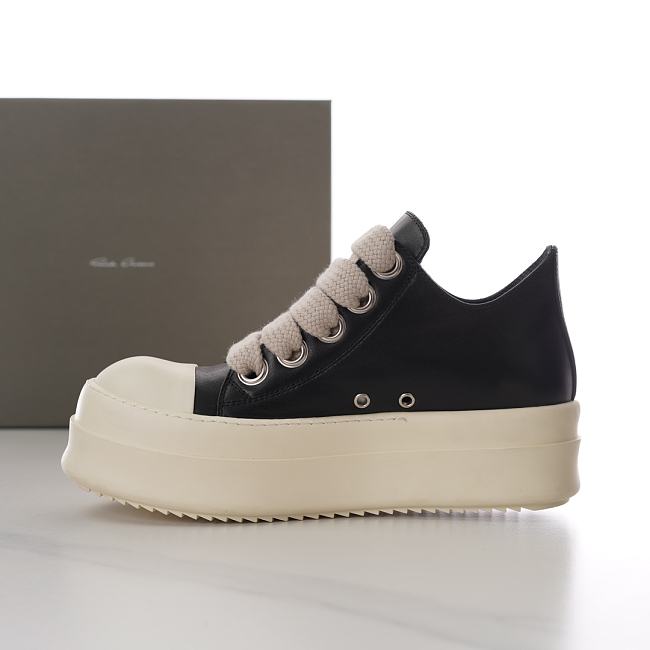 Rick Owens Bumper Black Milk Shiny Leather - 1