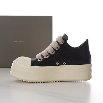 Rick Owens Bumper Black Milk Shiny Leather