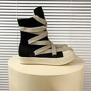Rick Owens DRKSHDW Hexa High Black Pearl Milk Fat Lace - 5