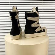 Rick Owens DRKSHDW Hexa High Black Pearl Milk Fat Lace - 2