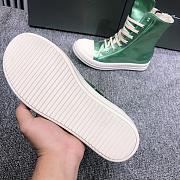 Rick Owens DRKSHDW High Top Green Metallic - 4
