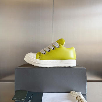 Rick Owens Jumbo Lace Padded Low Avocado