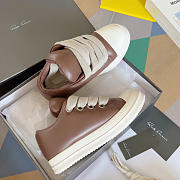 Rick Owens Jumbo Lace Padded Low Brown Milk - 2