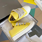 Rick Owens Jumbo Lace Padded Low Yellow Milk - 3